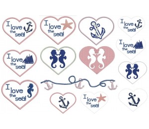 Stickserie - Sea Love